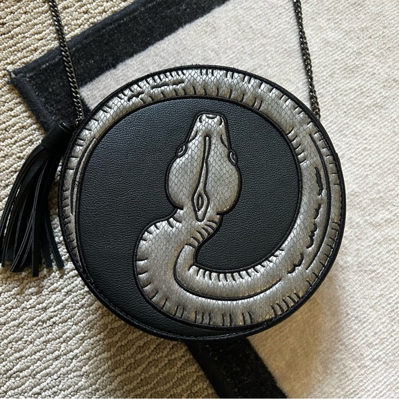 Danielle Nicole Black and Silver Crossbody Bag - Picture 2 of 6